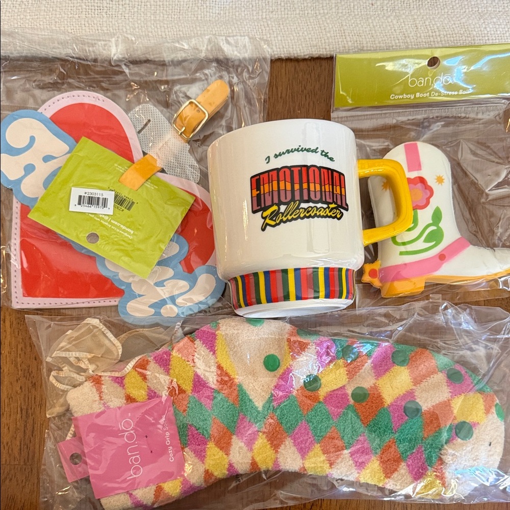 ban.do Colorful Mug, Boot & Accessories Set
